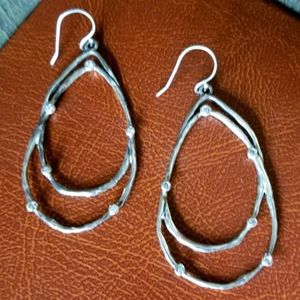 Silpada Sterling Silver & Zirconia Constellation Earrings